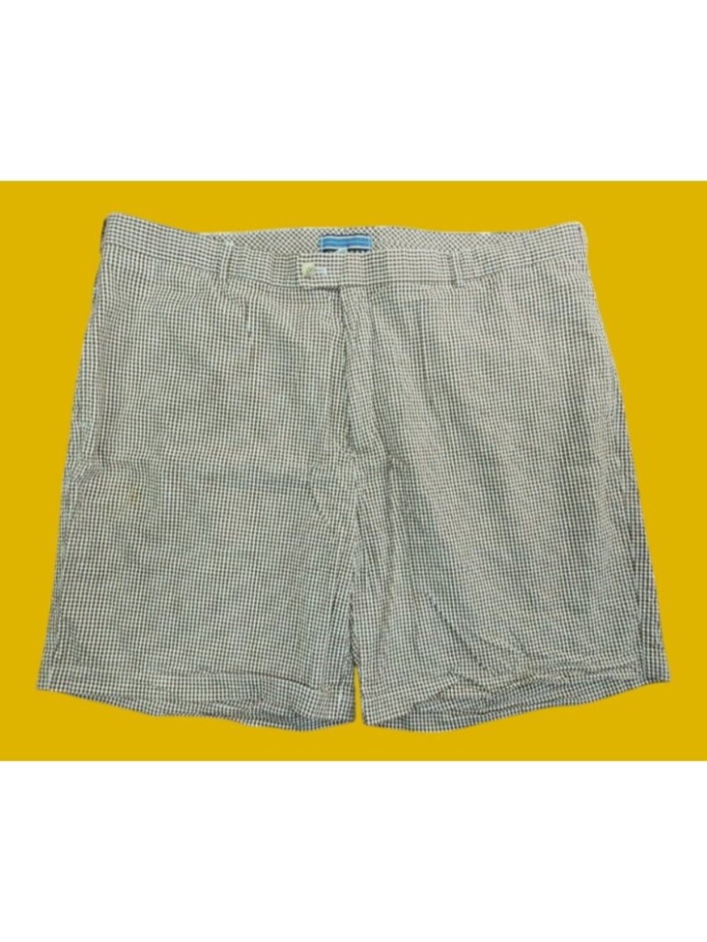 Peter Millar Crown Sport Brown Check Shorts 44